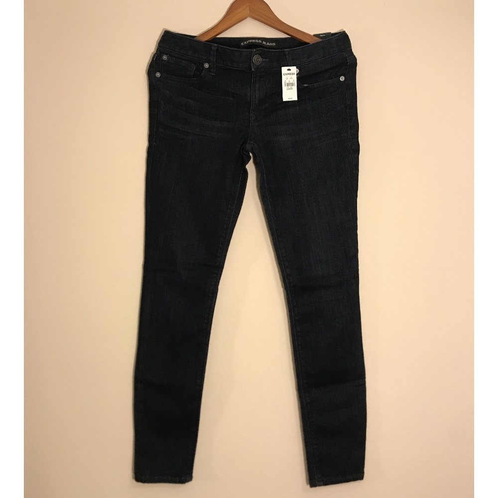 Express NWT Stella Low Rise Jean Legging Dark Wash